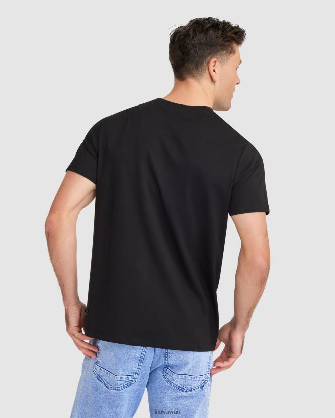 تي شيرت ماثيو للرجال من فيلا باللون الأسود BX00H42401 أسود FILA
