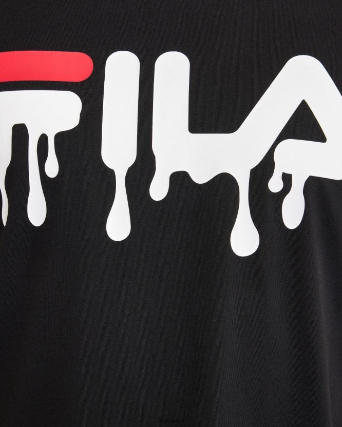 تي شيرت ماثيو للرجال من فيلا باللون الأسود BX00H42401 أسود FILA