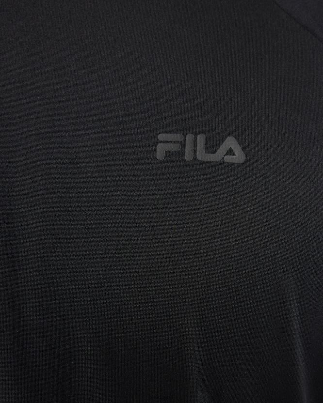 تيشيرت كاليب قدراي فيلا باللون الأسود للرجال BX00H42408 أسود FILA