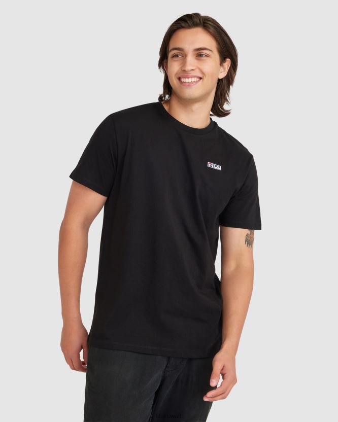 تيشيرت سيان للرجال باللون الأسود BX00H42417 أسود FILA