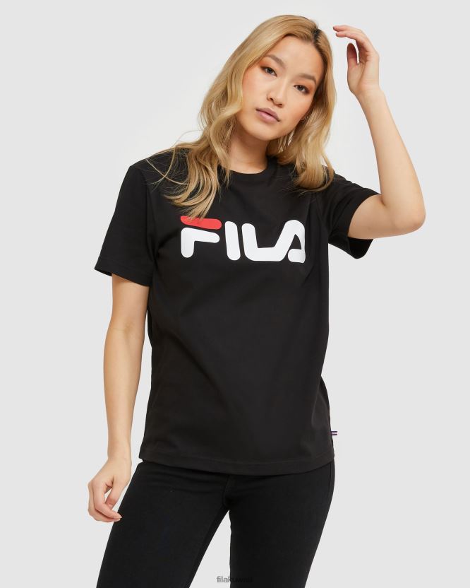 تي شيرت فيلا كلاسيكي أسود للجنسين BX00H42434 أسود FILA