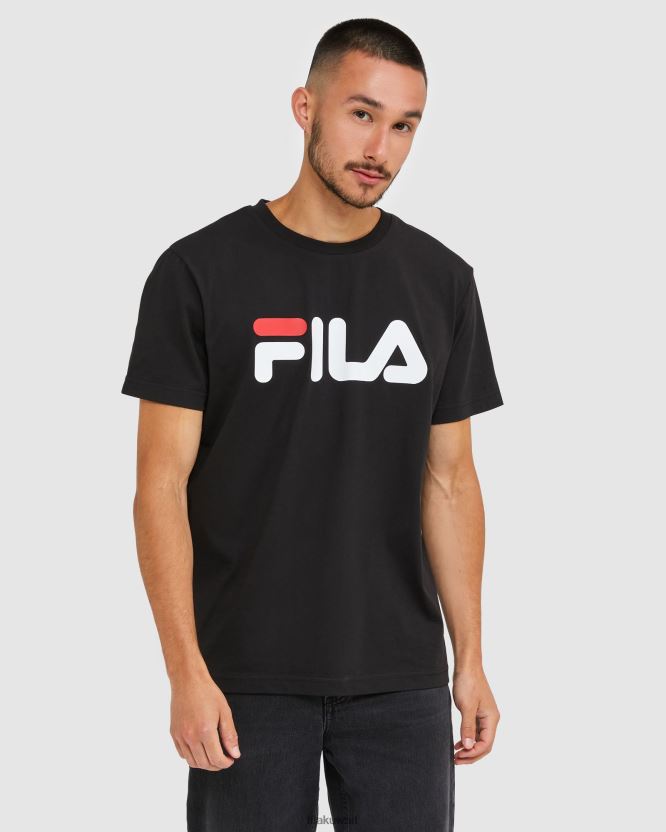 تي شيرت فيلا كلاسيكي أسود للجنسين BX00H42434 أسود FILA
