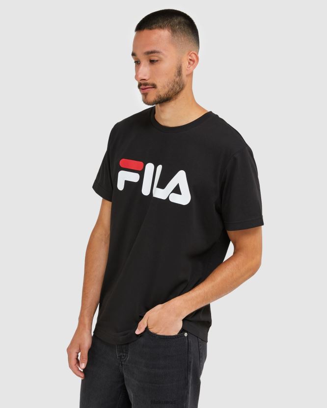 تي شيرت فيلا كلاسيكي أسود للجنسين BX00H42434 أسود FILA