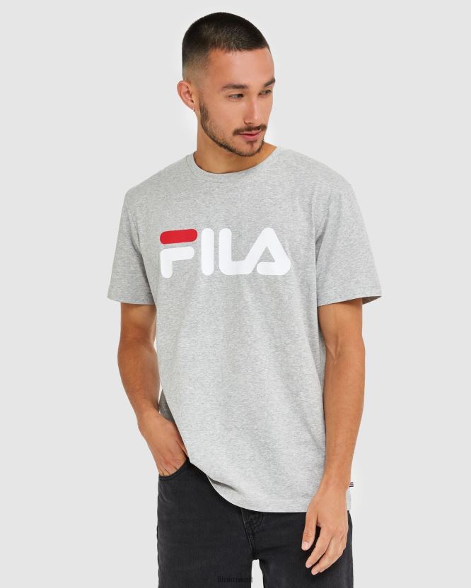 تي شيرت كلاسيكي للجنسين فضي مارل فيلا BX00H42435 مارل فضي FILA