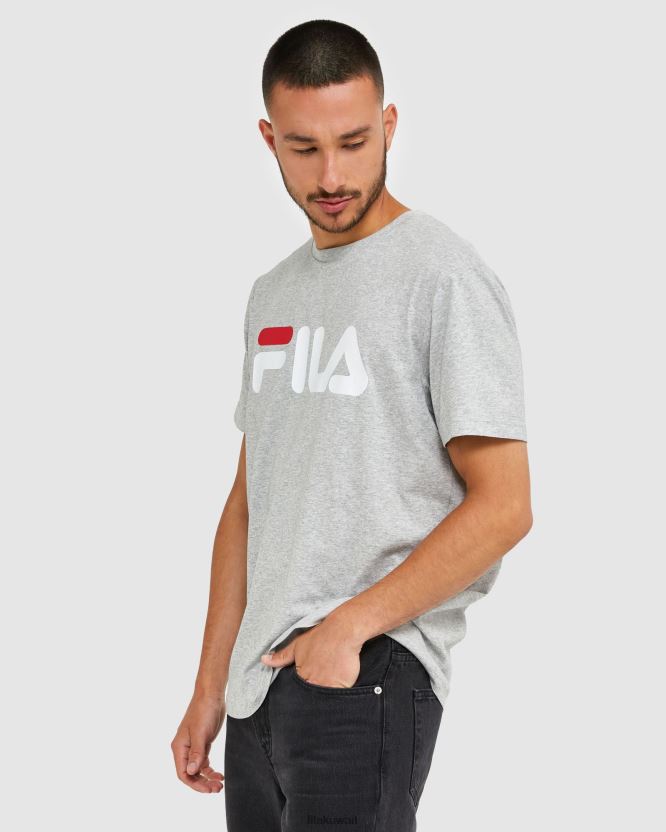 تي شيرت كلاسيكي للجنسين فضي مارل فيلا BX00H42435 مارل فضي FILA