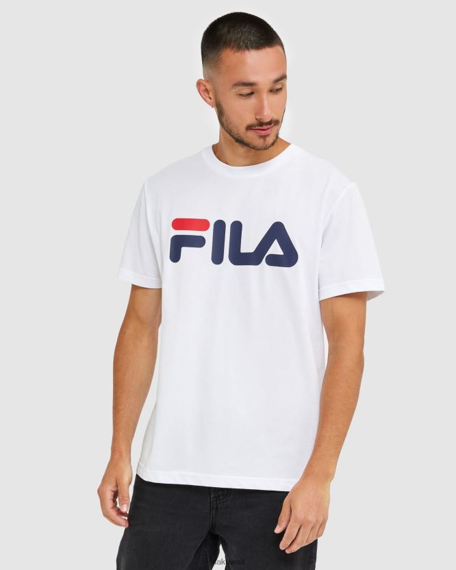 فيلا تي شيرت أبيض كلاسيكي للجنسين BX00H42436 أبيض FILA