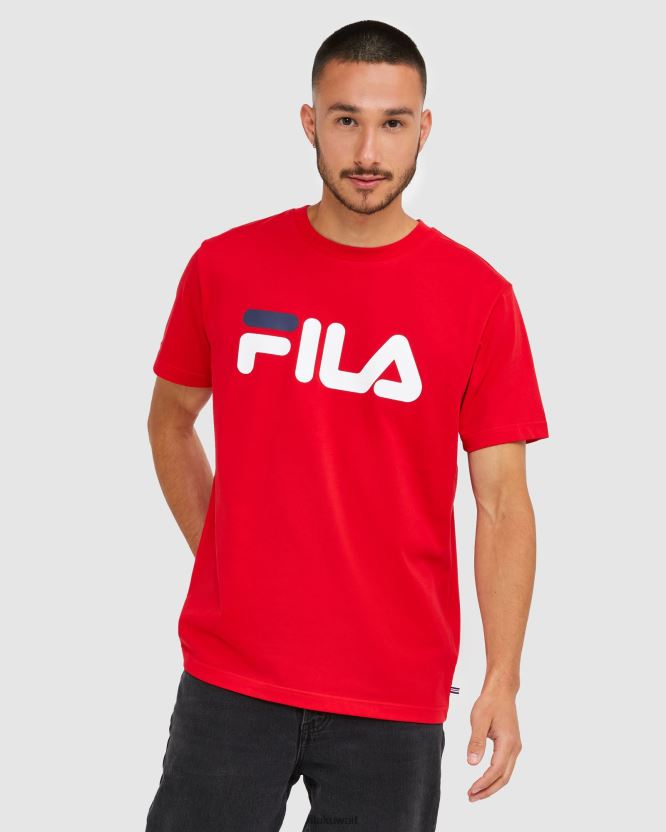 تي شيرت فيلا أحمر كلاسيكي للجنسين BX00H42440 أحمر FILA