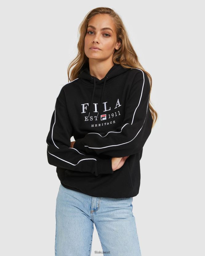 غطاء رأس تراثي أسود للجنسين من فيلا BX00H42446 أسود FILA