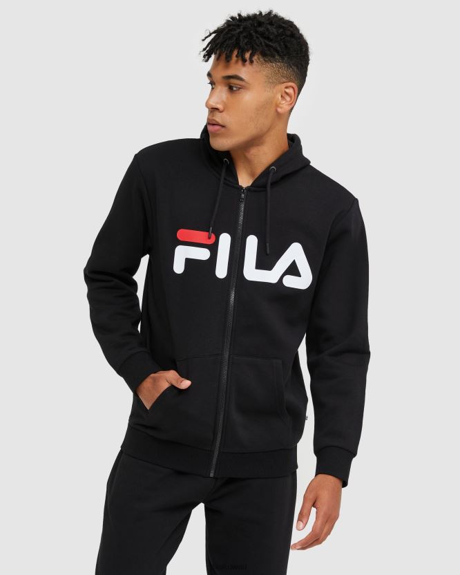 سترة كلاسيكية بسحاب للجنسين من فيلا، أسود BX00H42461 أسود FILA