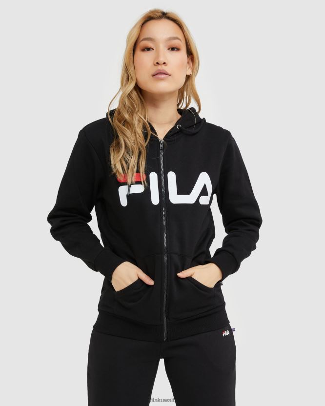 سترة كلاسيكية بسحاب للجنسين من فيلا، أسود BX00H42461 أسود FILA