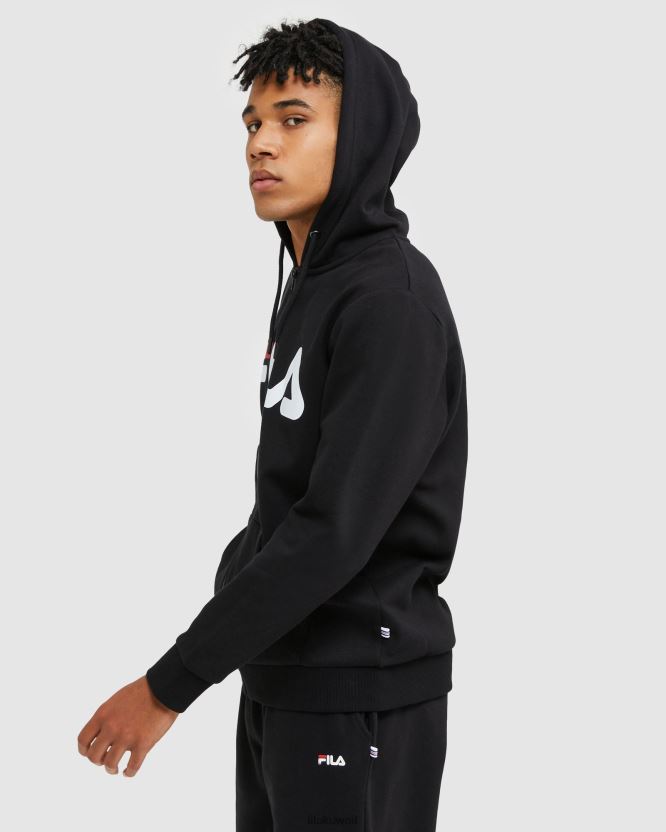 سترة كلاسيكية بسحاب للجنسين من فيلا، أسود BX00H42461 أسود FILA