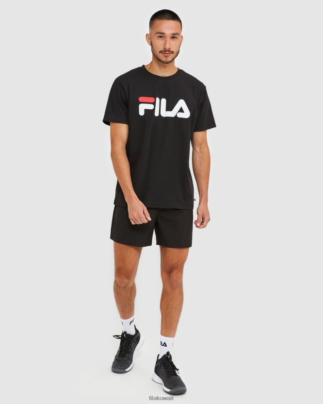 مسار كلاسيكي قصير للرجال باللون الأسود BX00H42480 أسود FILA