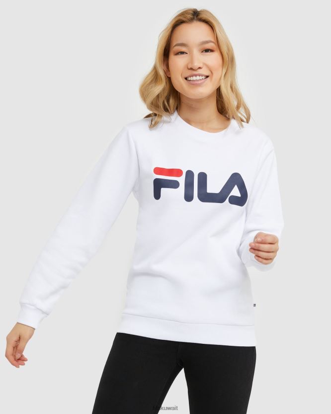 طاقم فيلا أبيض كلاسيكي للجنسين BX00H42500 أبيض FILA