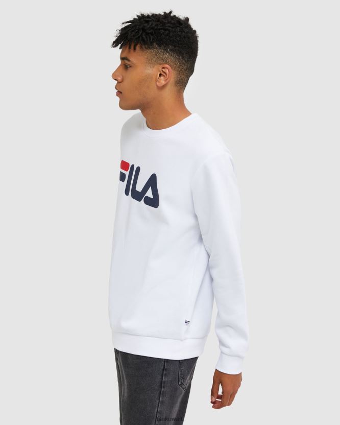 طاقم فيلا أبيض كلاسيكي للجنسين BX00H42500 أبيض FILA
