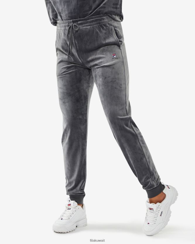 بنطال فيلا أسود أويستر للجنسين BX00H42506 المحار الأسود FILA