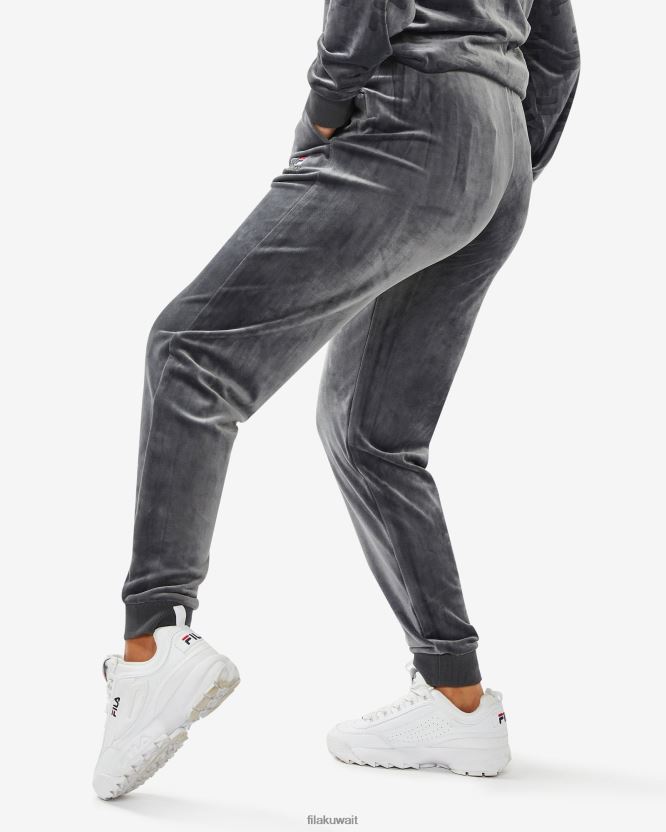 بنطال فيلا أسود أويستر للجنسين BX00H42506 المحار الأسود FILA