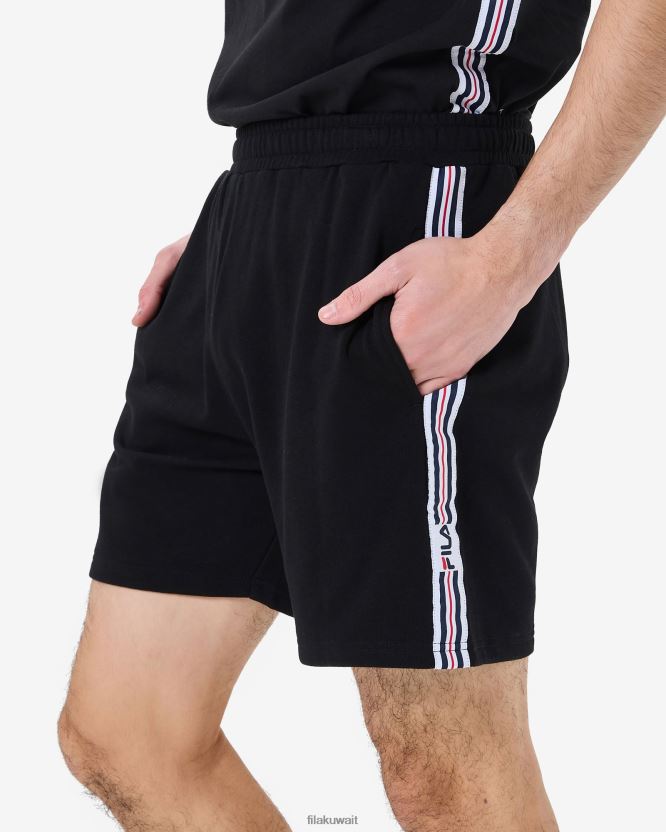 شورت إلياس قصير للرجال من فيلا باللون الأسود BX00H42535 أسود FILA