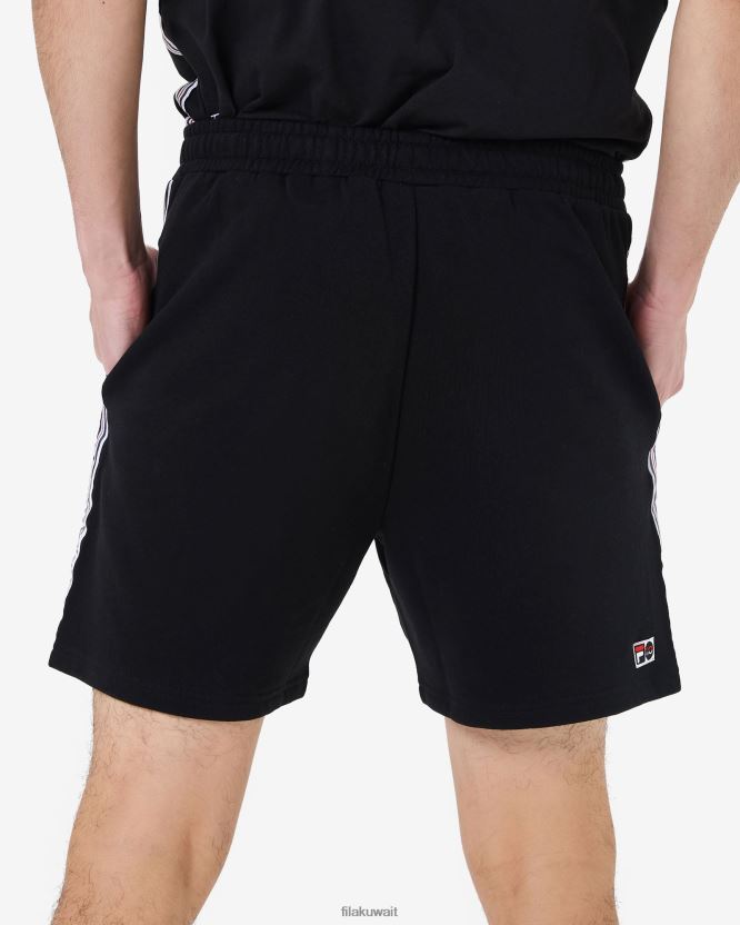شورت إلياس قصير للرجال من فيلا باللون الأسود BX00H42535 أسود FILA
