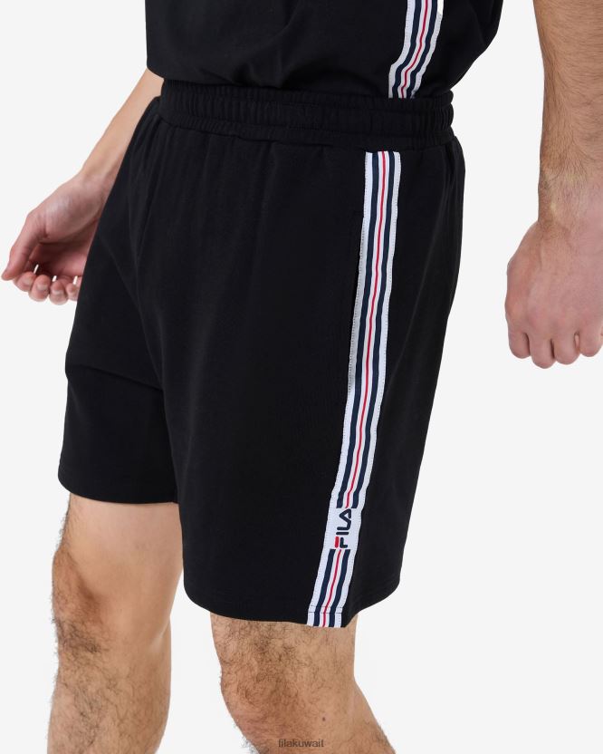 شورت إلياس قصير للرجال من فيلا باللون الأسود BX00H42535 أسود FILA