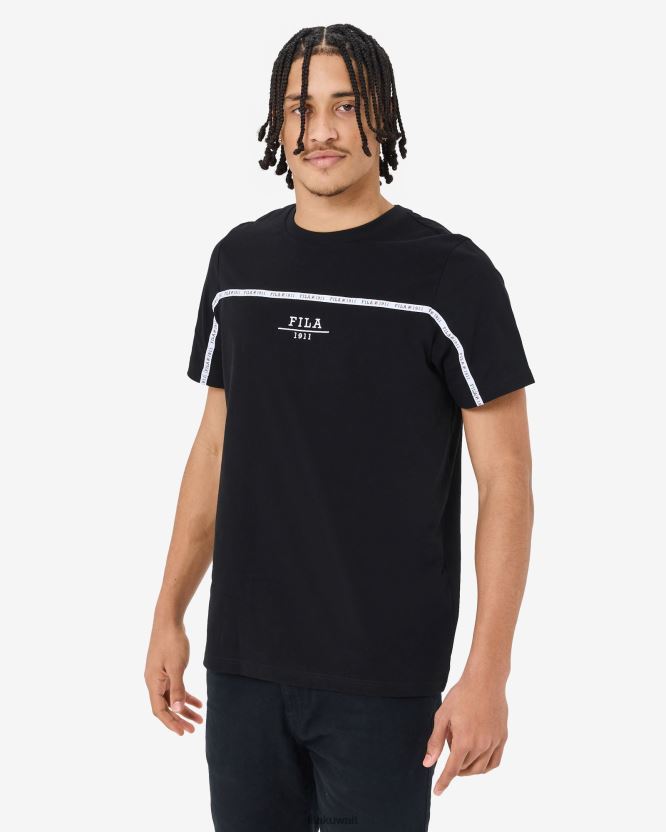 تيشيرت حضري للجنسين باللون الأسود BX00H42543 أسود FILA