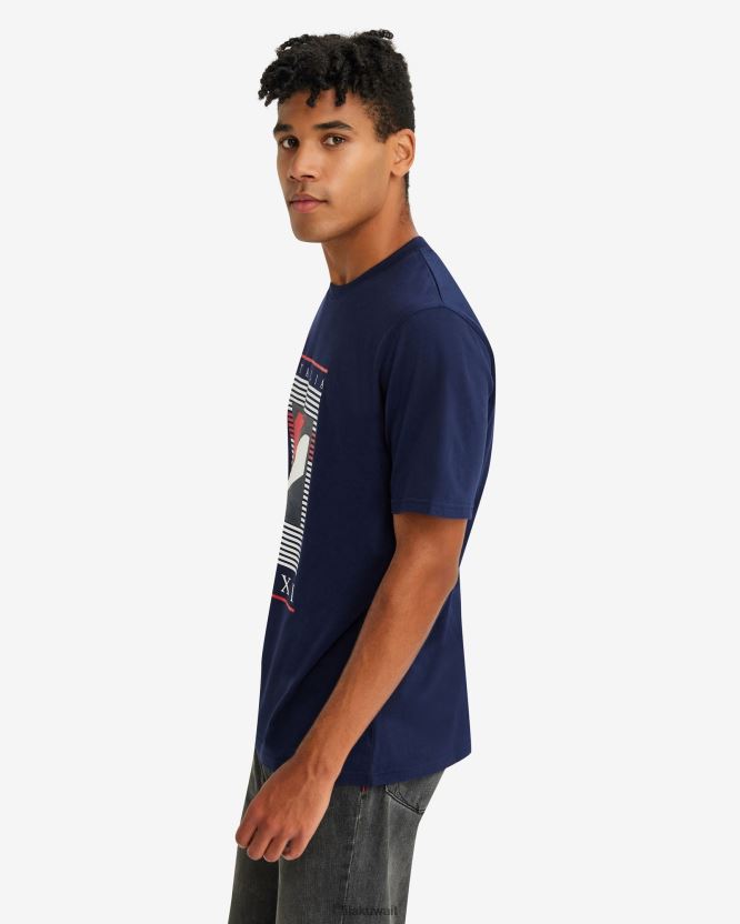 معطف كارلوس تي شيرت للرجال من فيلا BX00H42551 معطف طاووس FILA