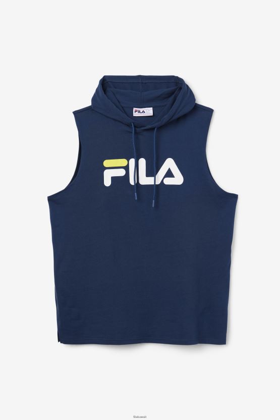 سترة بغطاء للرأس بدون أكمام من فيلا زاني BX00H4255FILA