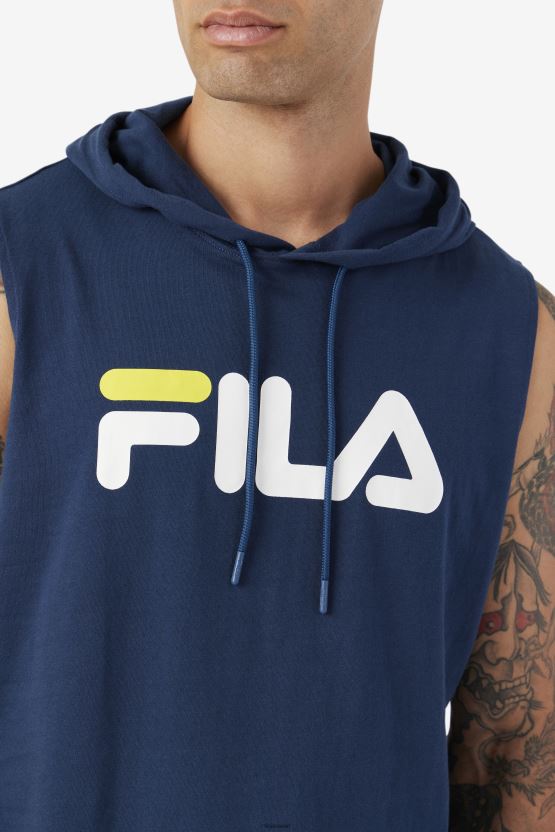 سترة بغطاء للرأس بدون أكمام من فيلا زاني BX00H4255FILA