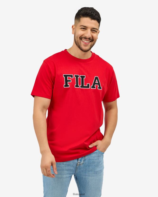 جوناس تي شيرت أحمر فيلا BX00H42579 أحمر FILA