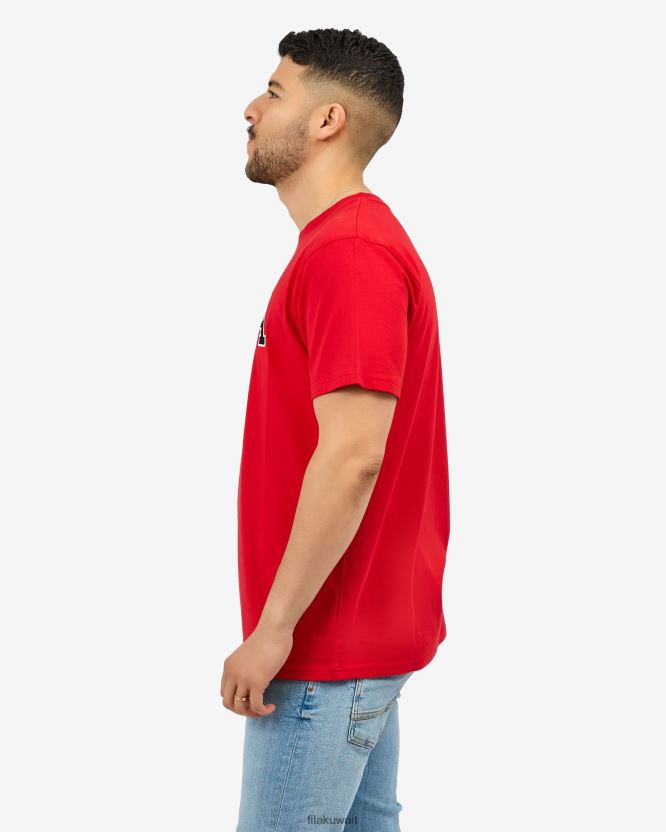 جوناس تي شيرت أحمر فيلا BX00H42579 أحمر FILA