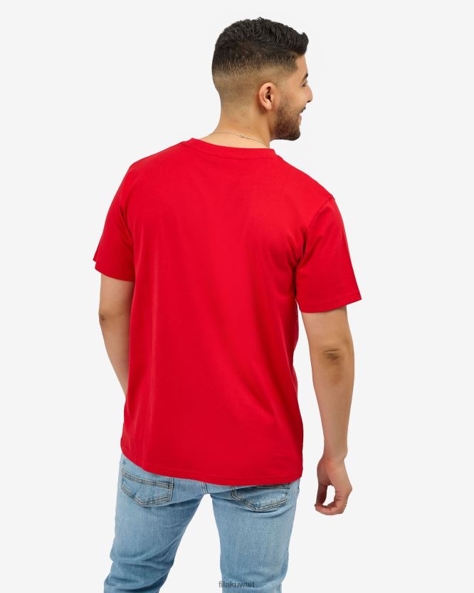 جوناس تي شيرت أحمر فيلا BX00H42579 أحمر FILA