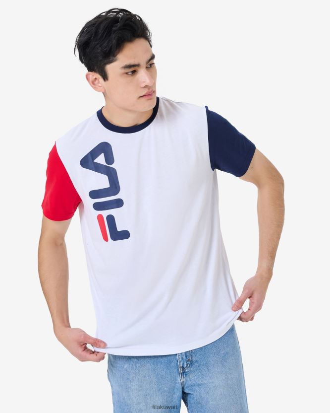 وايت بيورن تي فيلا BX00H42580 أبيض FILA