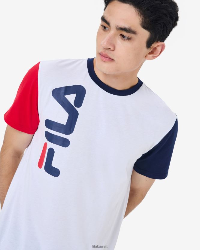 وايت بيورن تي فيلا BX00H42580 أبيض FILA