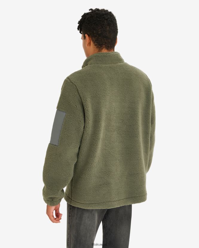 كول تيدي كيو تي آر زيب كاكي فيلا للرجال BX00H42627 الكاكي FILA