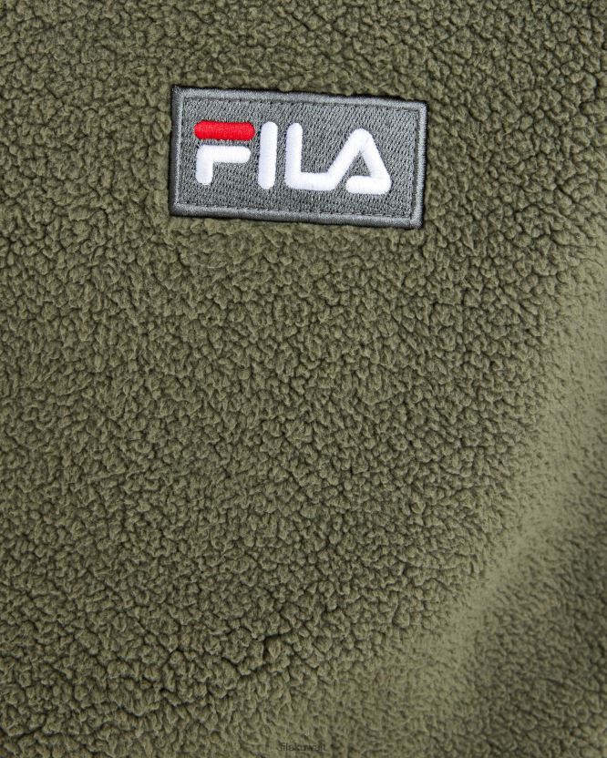 كول تيدي كيو تي آر زيب كاكي فيلا للرجال BX00H42627 الكاكي FILA