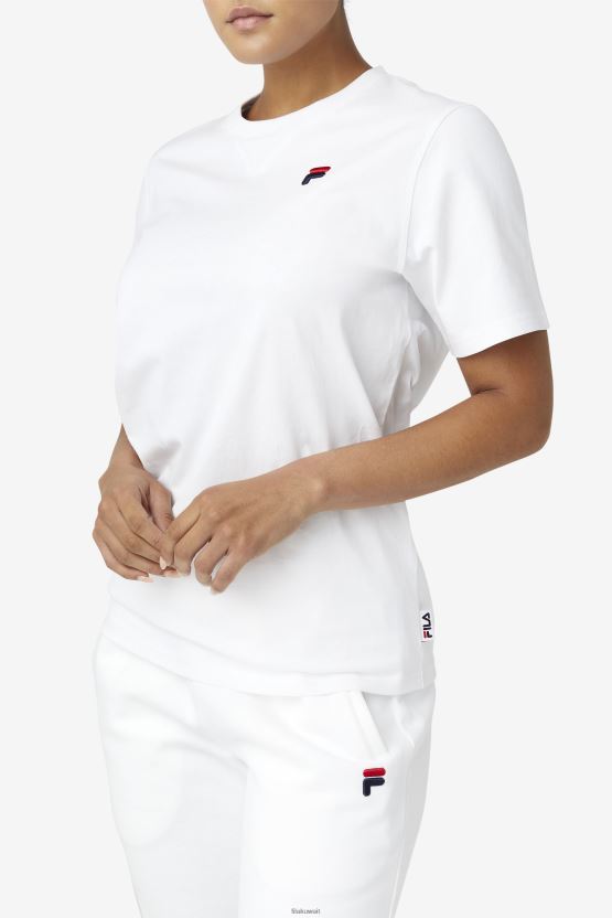 ديريون تي شيرت أبيض فيلا BX00H4263 أبيض FILA