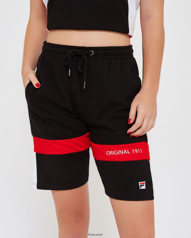 للجنسين فيرونا فيلا قصيرة سوداء BX00H42666 أسود FILA