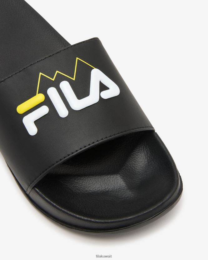 للجنسين فيلا سيسيدا شريحة أسود/أصفر فيلا BX00H42693 أصفر مسود FILA
