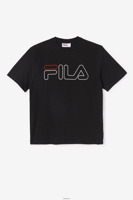 أسود/أبيض/أحمر فيلا المحملة BX00H4276 أسود / أبيض / أحمر FILA