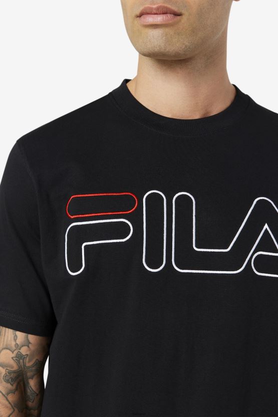 أسود/أبيض/أحمر فيلا المحملة BX00H4276 أسود / أبيض / أحمر FILA