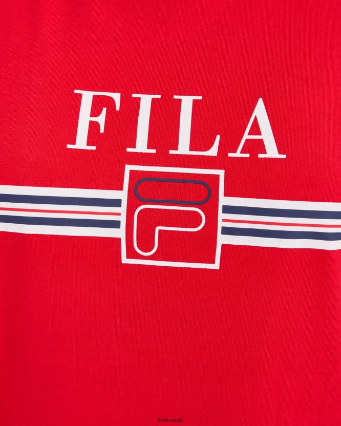 تي شيرت فيلا كاثي باللون الأحمر BX00H42785 أحمر FILA