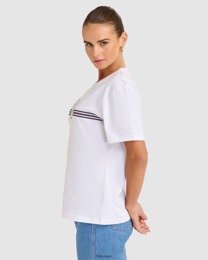 كاثي تي فيلا بيضاء BX00H42786 أبيض FILA