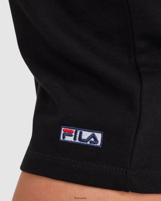 فيلا قصيرة من إيموجين للسيدات باللون الأسود BX00H42828 أسود FILA