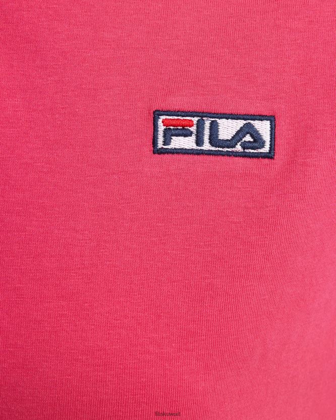 تيشيرت إيموجين نسائي وردي مكسيكي BX00H42843 الوردي المكسيكي FILA