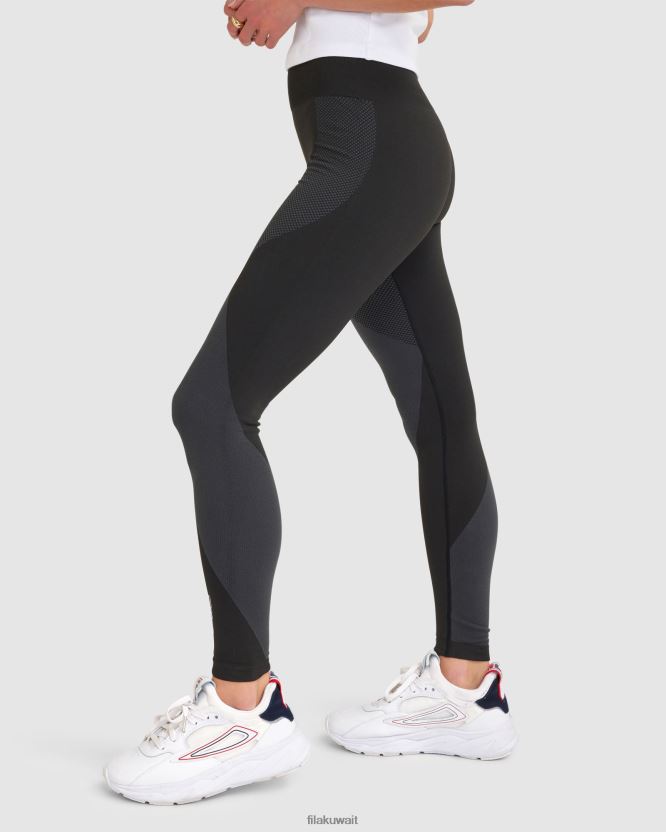 المرأة السوداء دافينا فيلا ضيقة BX00H42850 أسود FILA