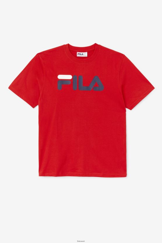 تي شيرت النسر الأحمر للرجال من فيلا BX00H4285 أحمر FILA
