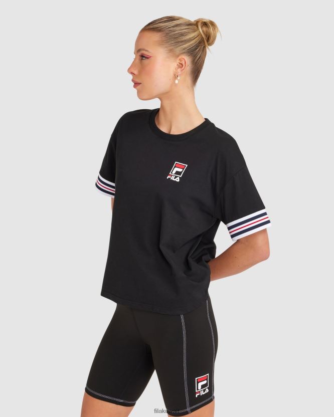 تيشيرت كيارا للسيدات باللون الأسود BX00H42861 أسود FILA