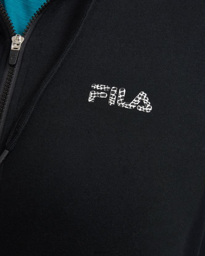 ريبيكا زيب ثرو فيلا للسيدات باللون الأسود BX00H42862 أسود FILA