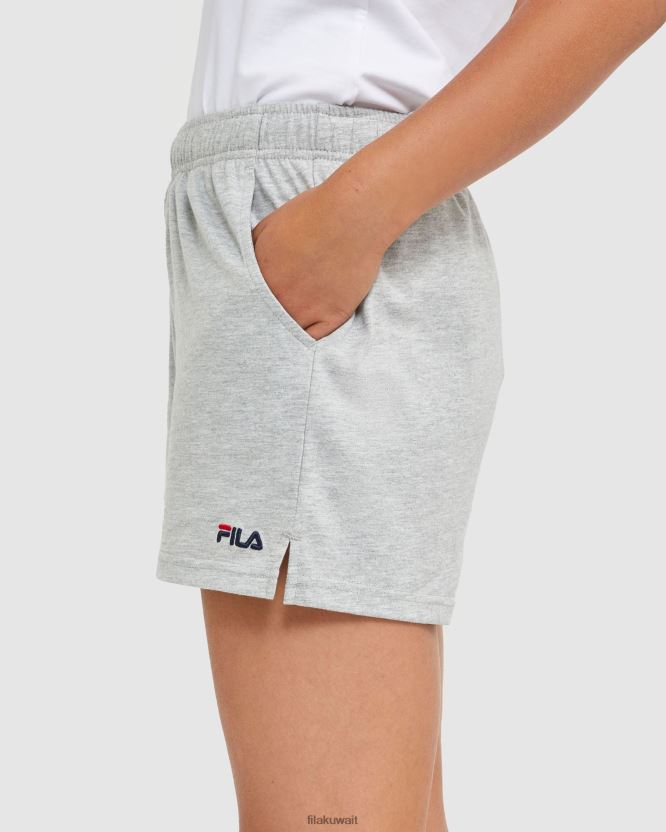 شورت جيرسي نسائي كلاسيكي فضي مارل فيلا BX00H42873 مارل فضي FILA
