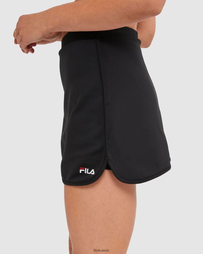 تنورة نسائية كلاسيكية باللون الأسود من فيلا BX00H42878 أسود FILA