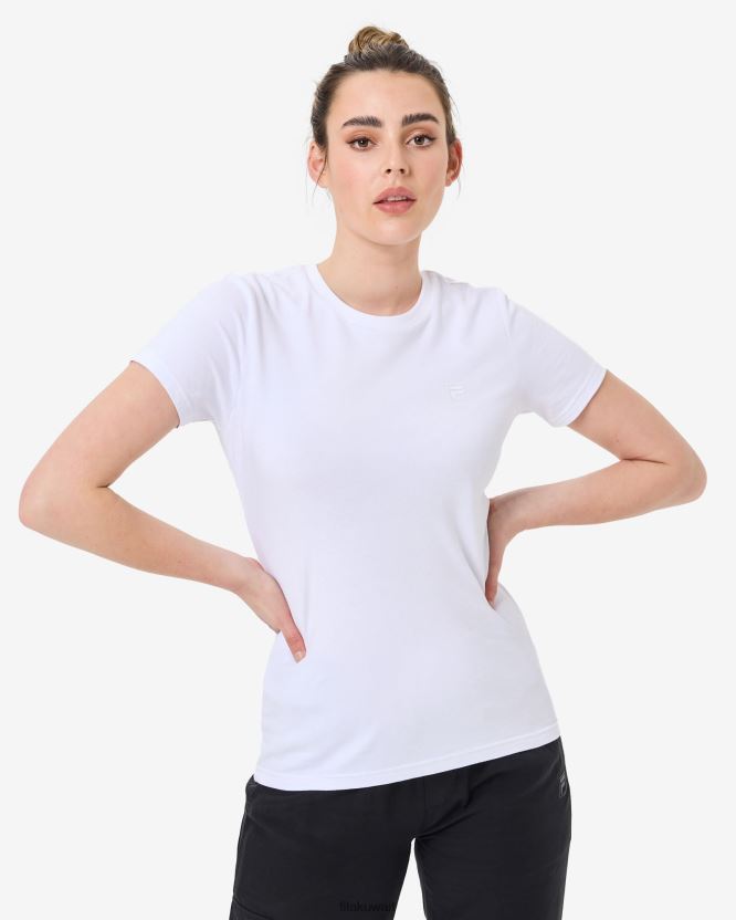 فيلا يونا تي شيرت أبيض BX00H42935 أبيض FILA
